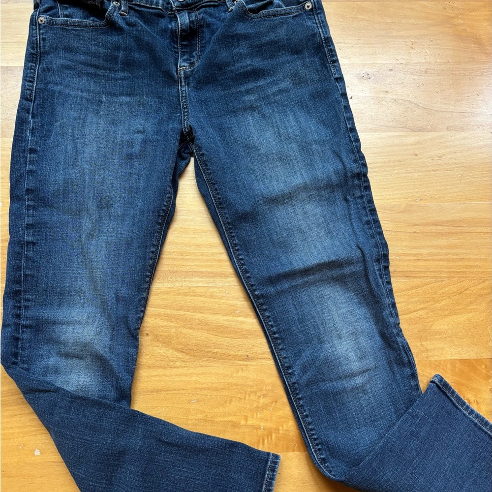 Lucky Brand Dark Blue Straight Leg Jeans